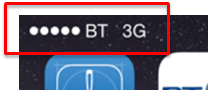 BT Mobile network indicator