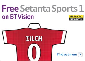 Get FREE Sentanta Sports1 on BT Vision. Find out more.