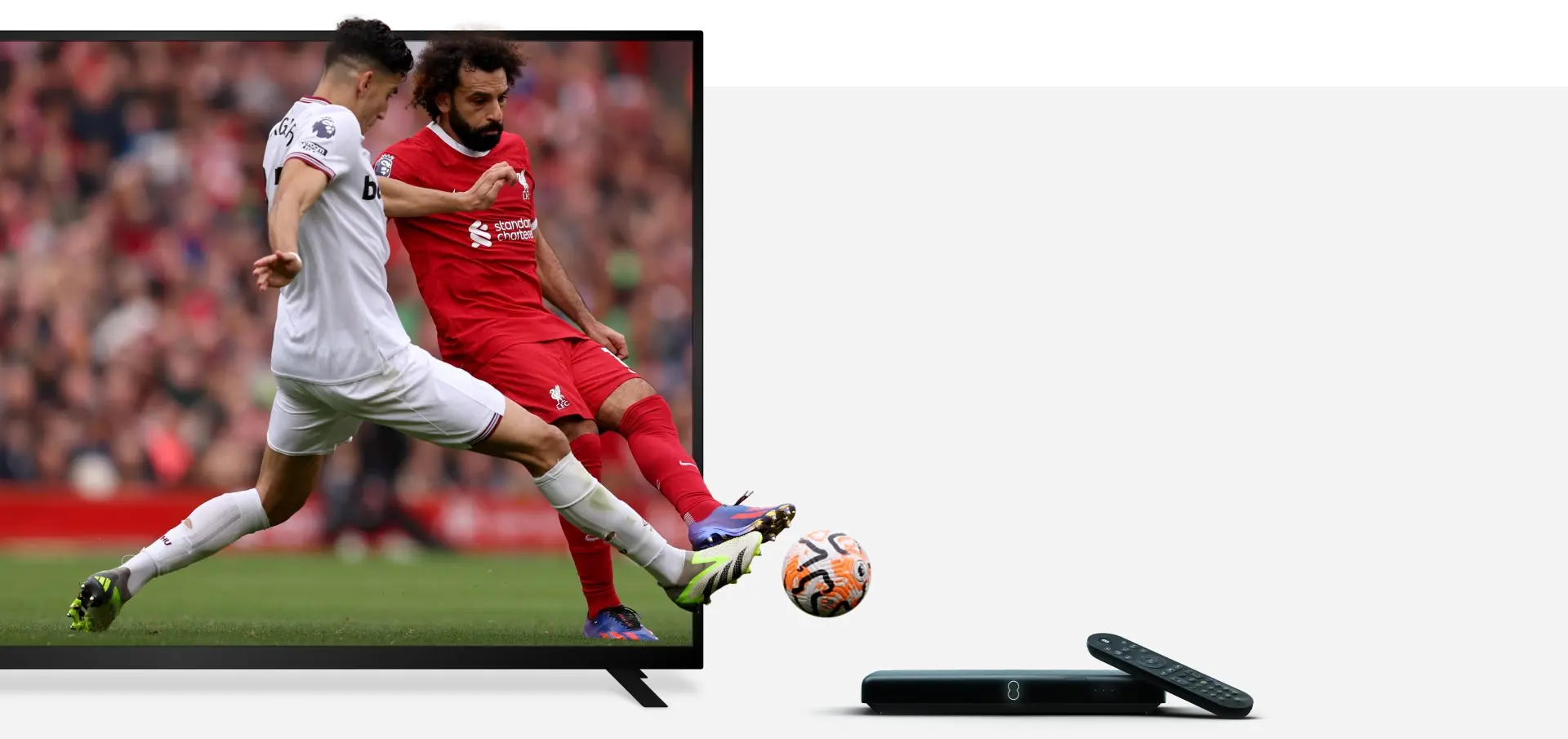 More streaming,less stressWatch players like Kylian Mbappé do their thing, with broadband that can keep up.