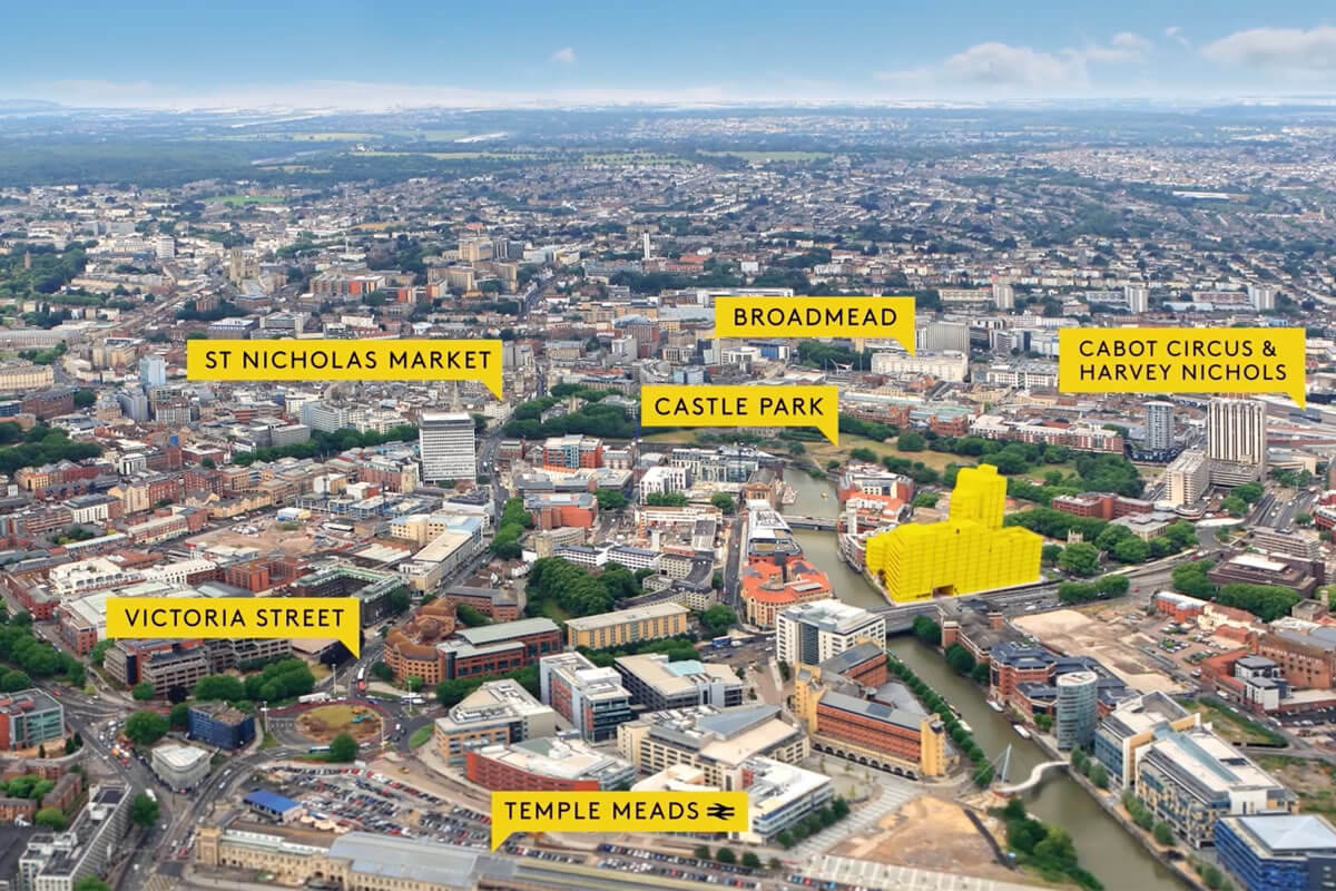 Location map of The Assembly Bristol