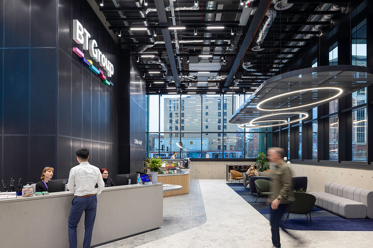 BT Group Better Workplace reception