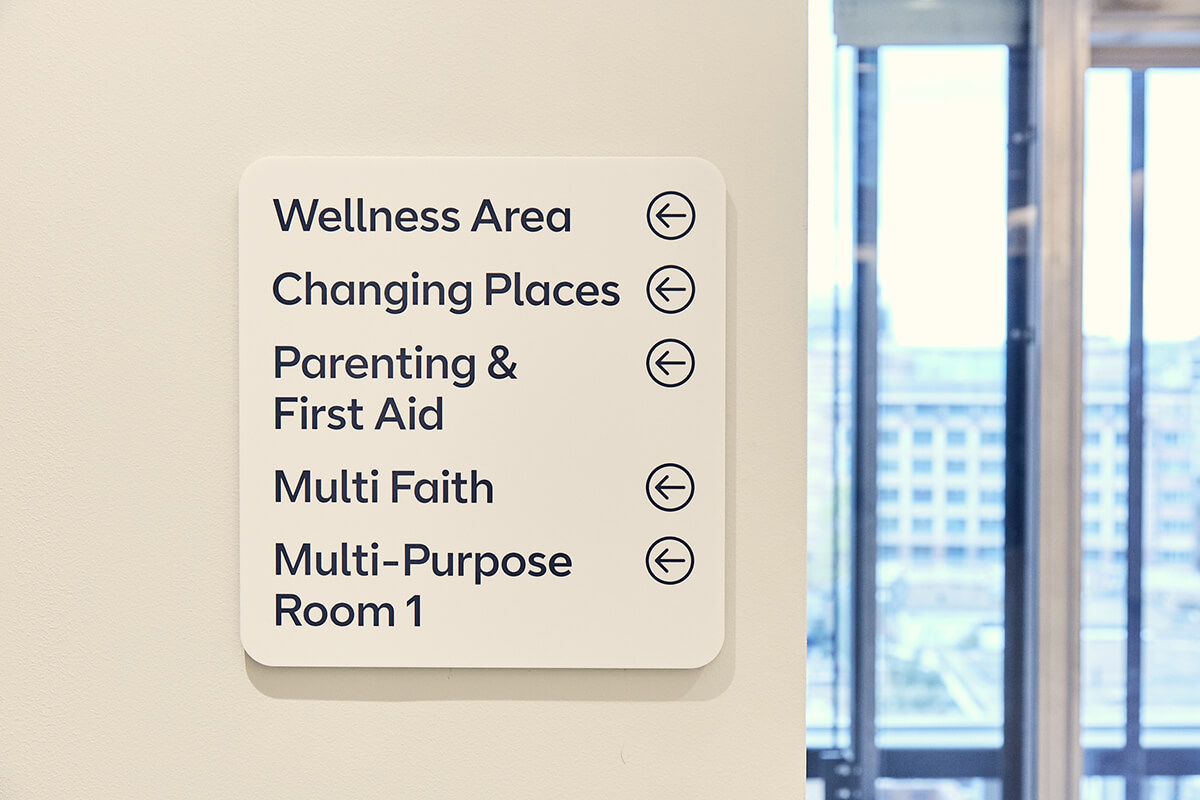 The services and facilities in our buildings include health and wellbeing facilities.