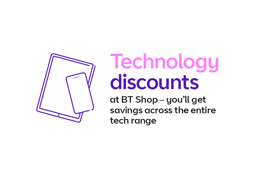 Technology discounts at BT Shop