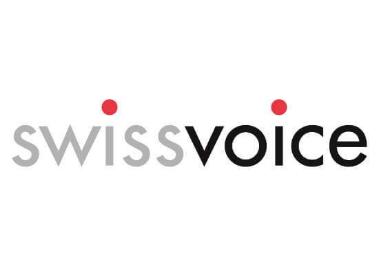 Company logo: Swissvoice