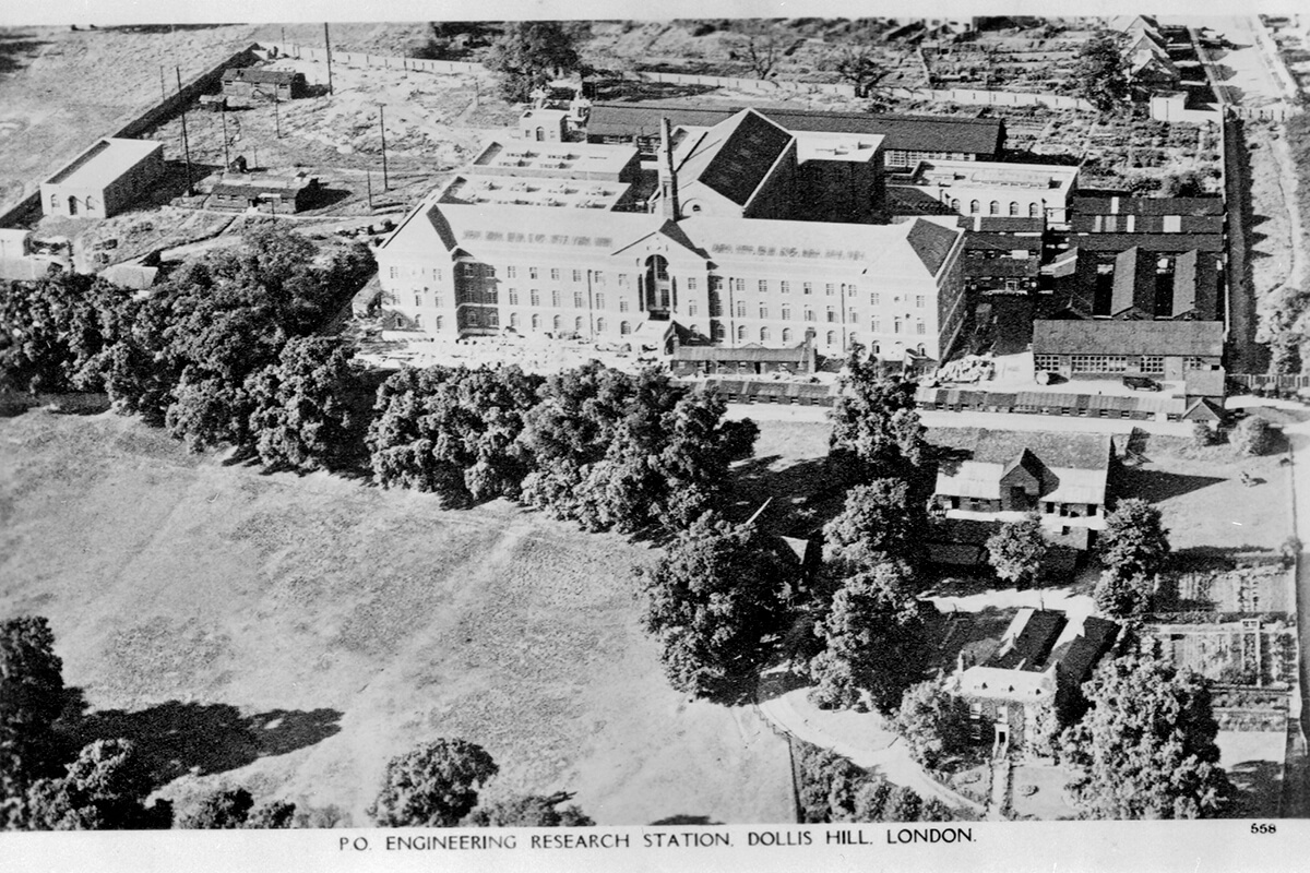 Archive aerial photograph of Dollis Hill