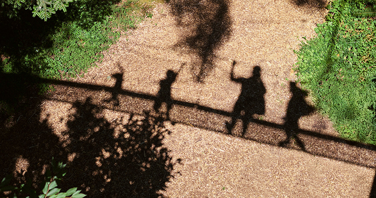 People shadows