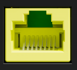 An Ethernet port, you can use this to connect devices by Ethernet 