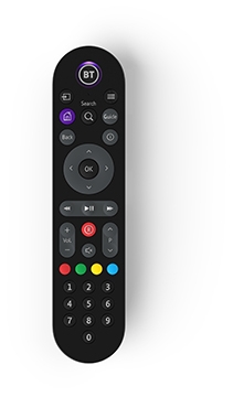 BT TV F1 remote control
