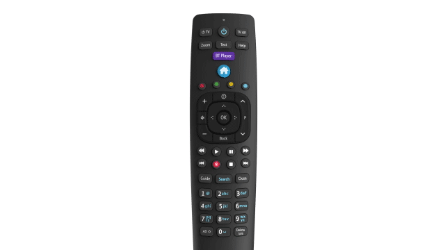 AD, Sub and Power buttons on BT remote