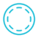 image of flashing blue light