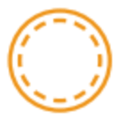 image of flashing orange light