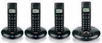 BT BT GRAPHITE 1500 TRIO 3 x PHONES AND BASE UNITS WORKING FINE W/ INSTRUCTIONS 