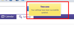 Changing time settings in BT Mail