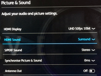Dolby Atmos set up