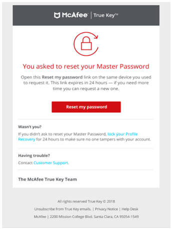 Change Master Password on mobile