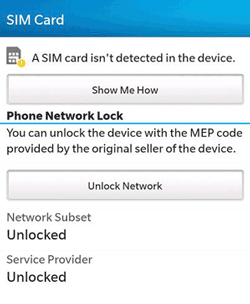 Locked mobile phone message