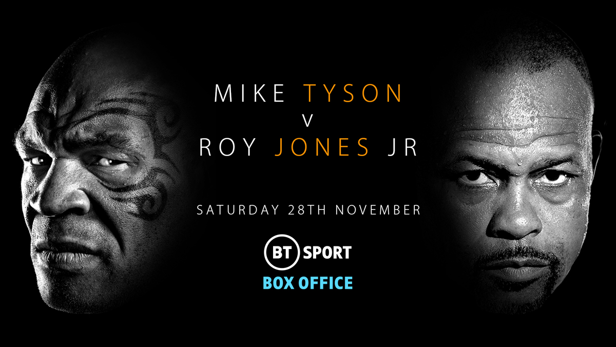 Mike Tyson vs Roy Jones Jr Live Stream TV BT Sport Box Office
