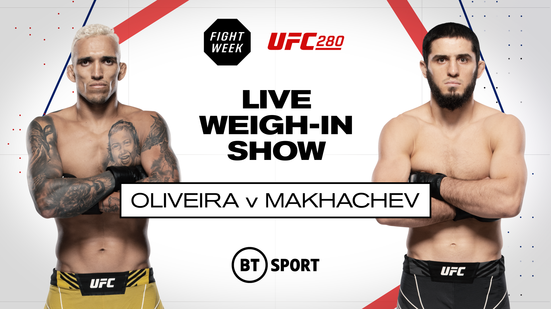 UFC 280 weigh-in show replay stream UFC Fight Week