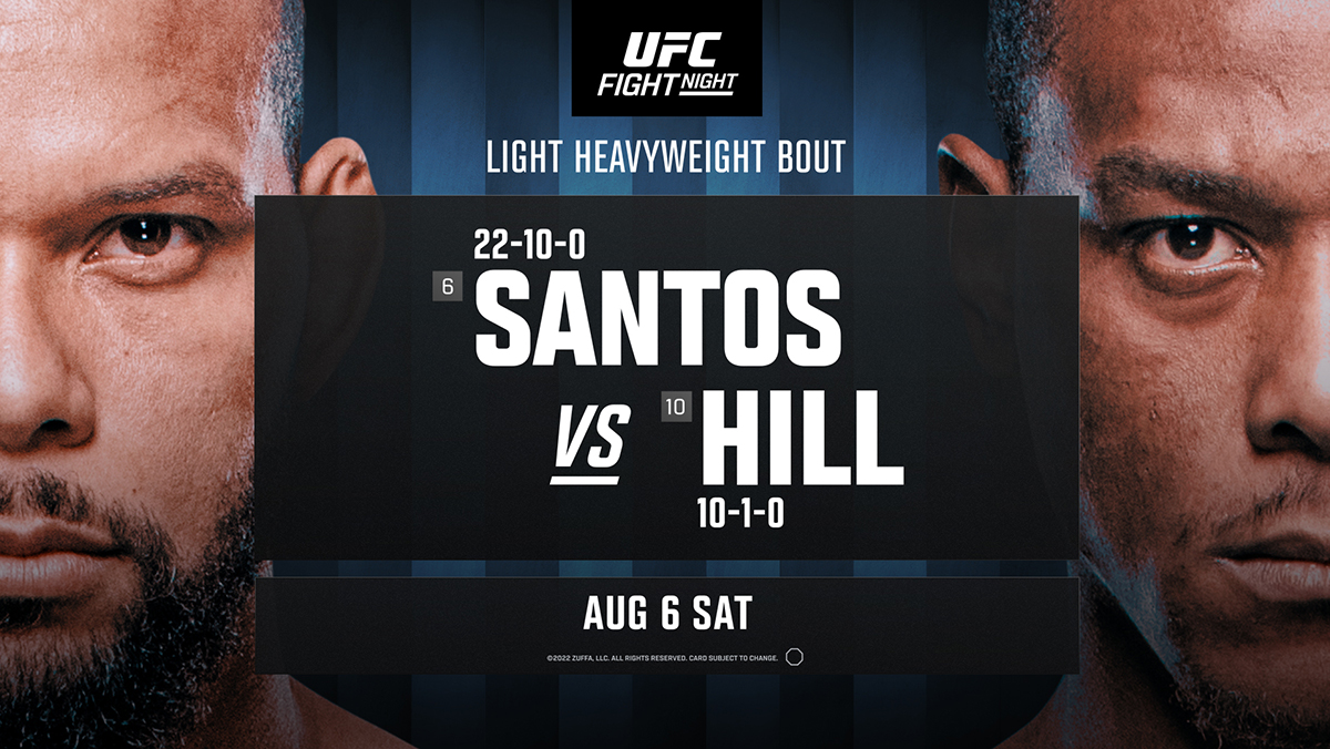 UFC Fight Night Santos vs Hill