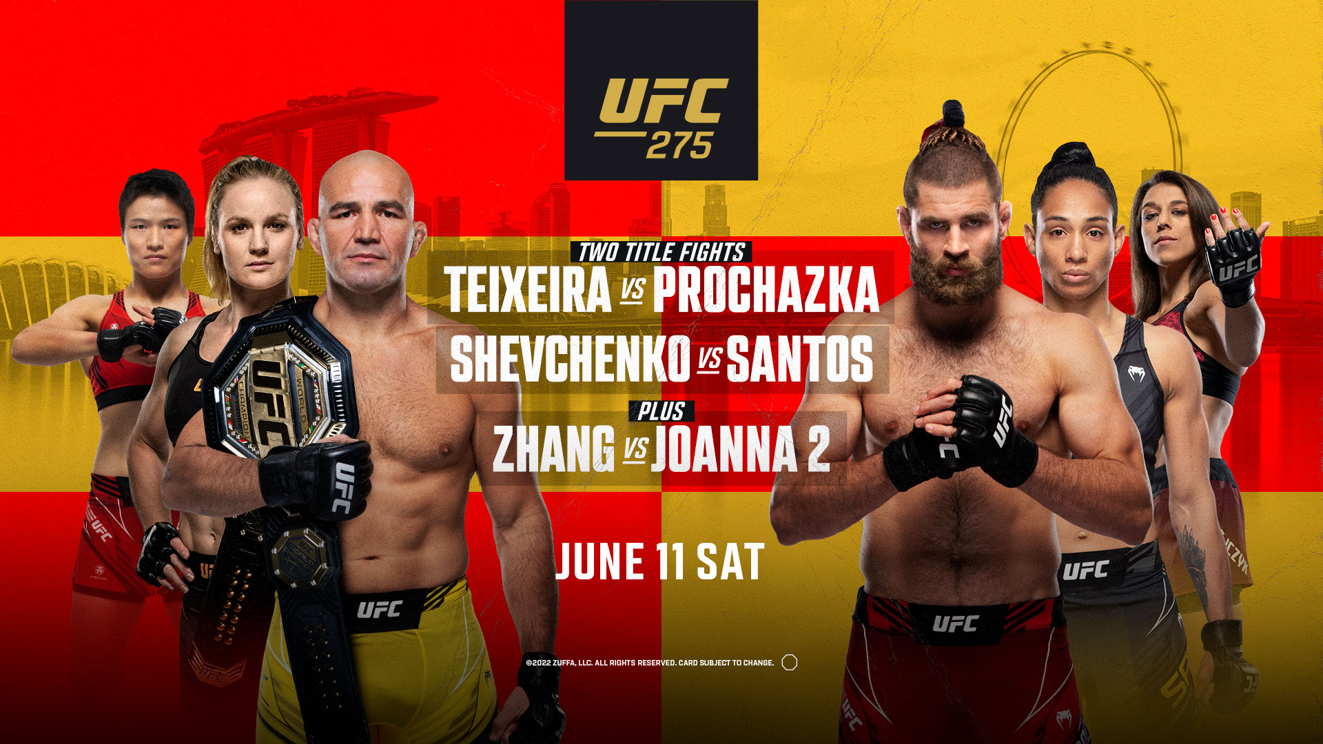 UFC 275 Teixeira vs Prochazka