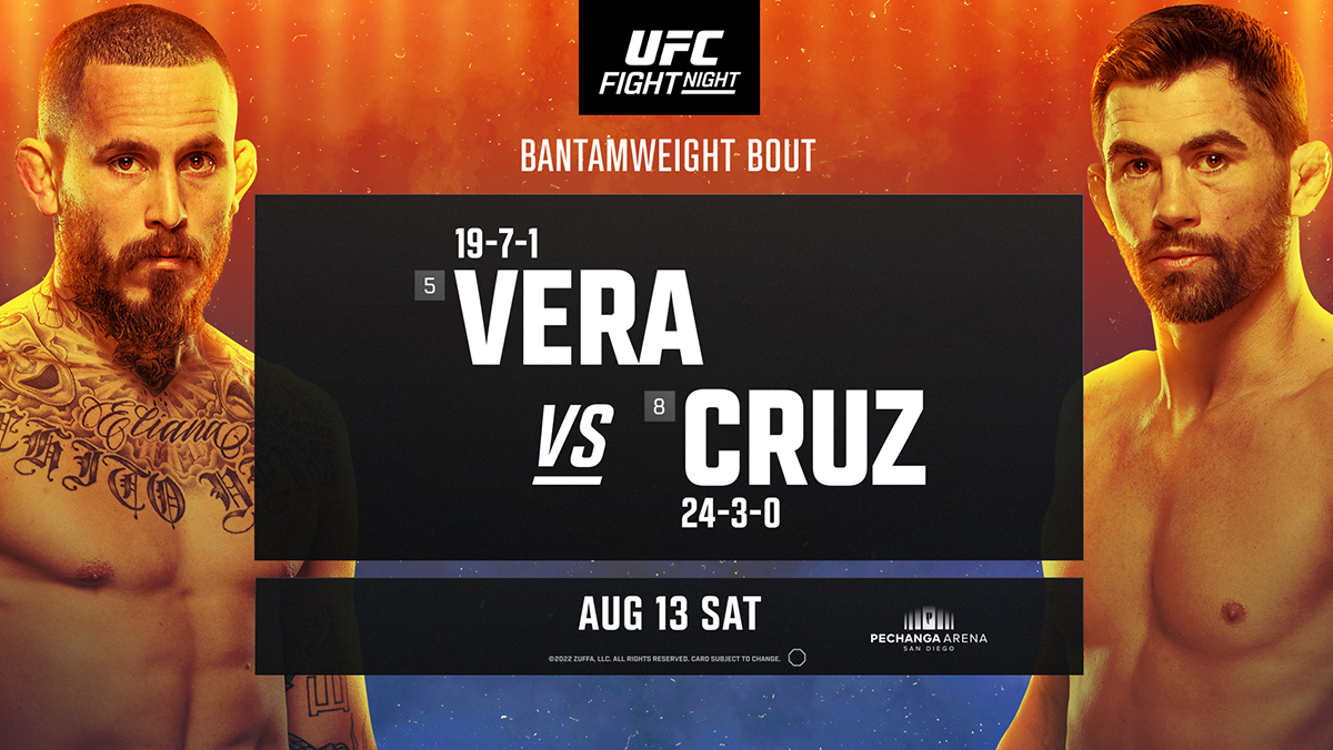 UFC Fight Night Vera vs Cruz
