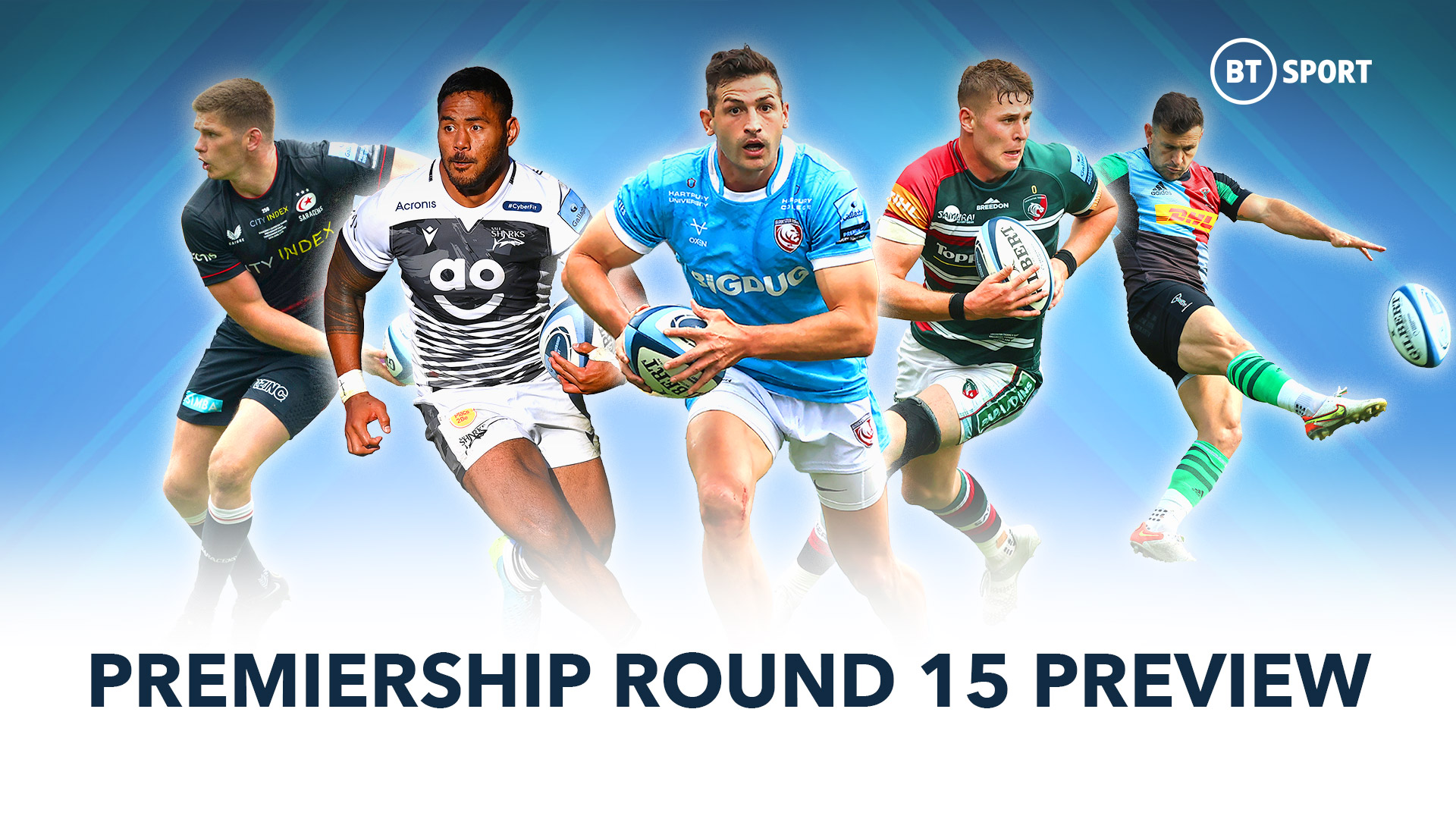 Premiership Rugby Round 15 Preview TV times BT Sport