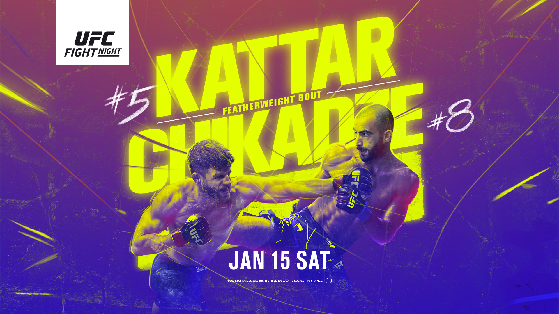 UFC Fight Night Kattar Vs Chikadze How to watch, start time and full fight card