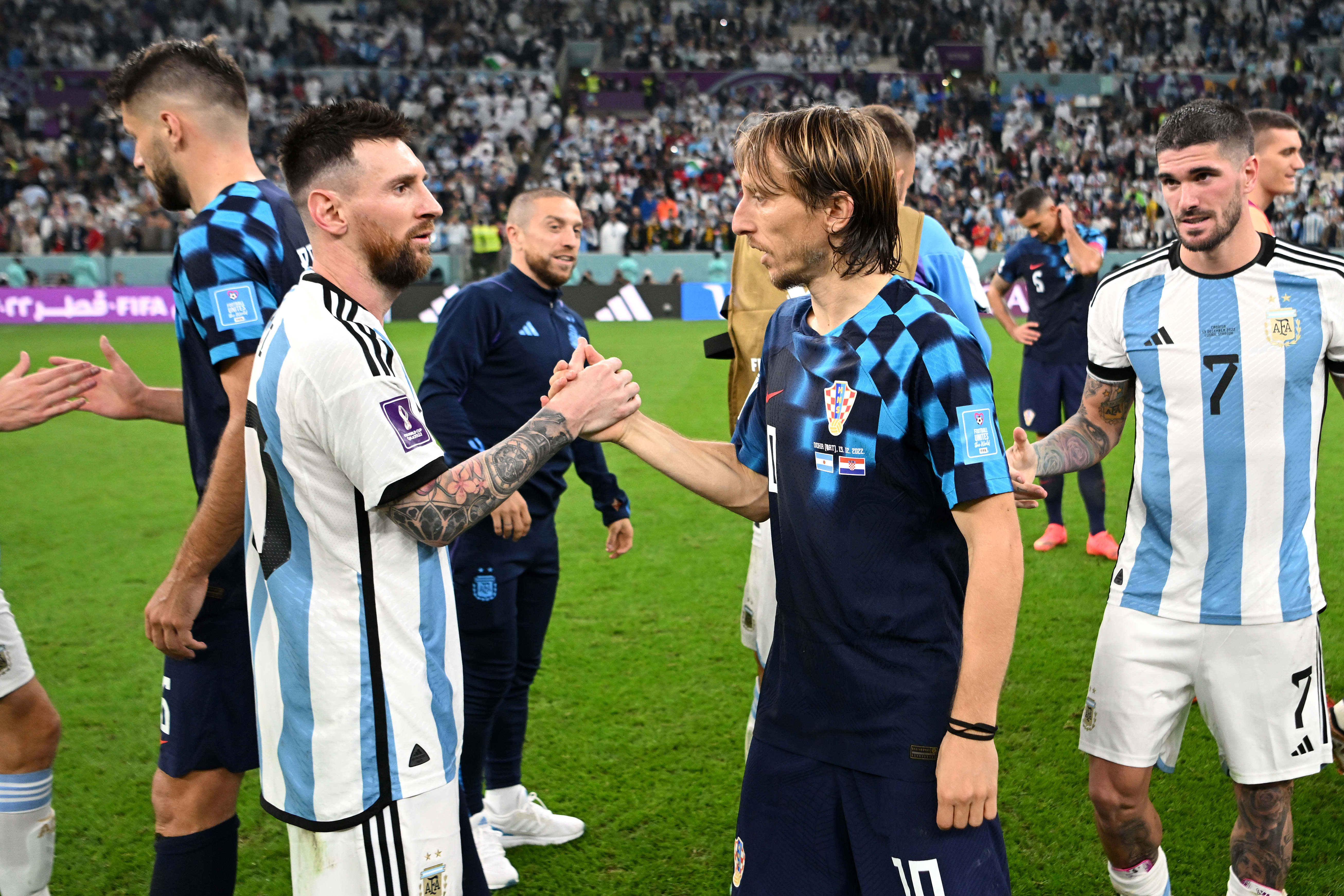 Lusail, Qatar. Dec 13, 2022, Emiliano Martinez of Argentina during the FIFA  World Cup Qatar 2022 match, Semi-final between Argentina and Croatia played  at Lusail Stadium on Dec 13, 2022 in Lusail