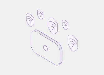 Illustration of a home broadband router connecting multiple devices